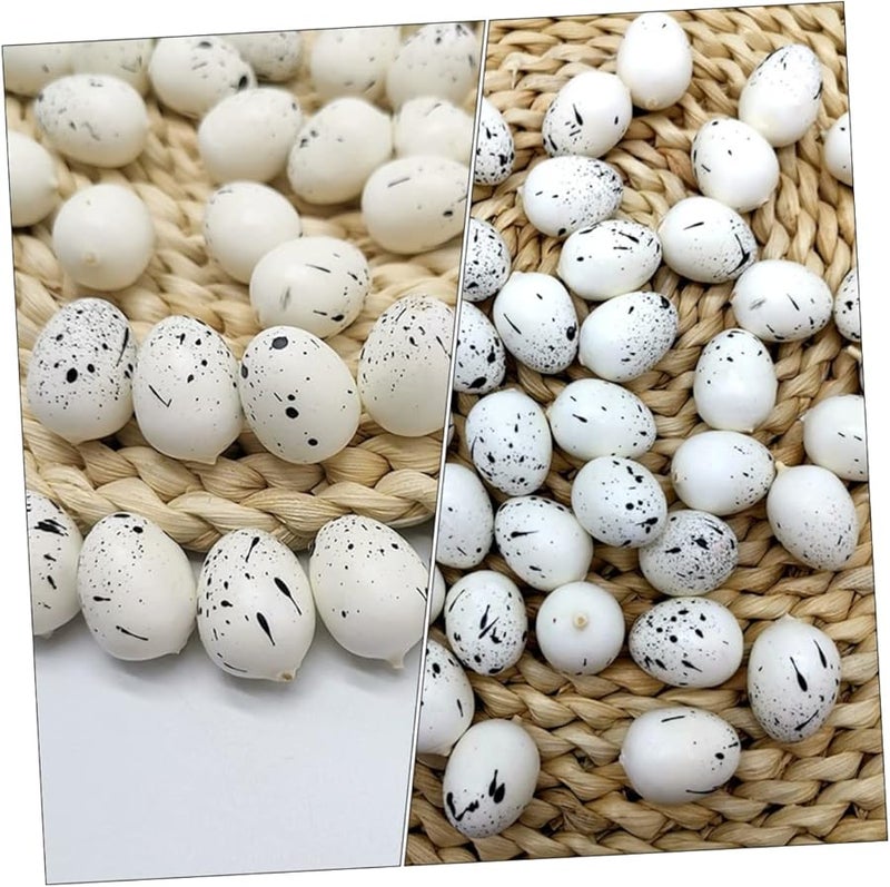 50Pcs White Foam Easter Eggs For DIY Decorations Crafts And Holiday Photo Scenes - Image 5